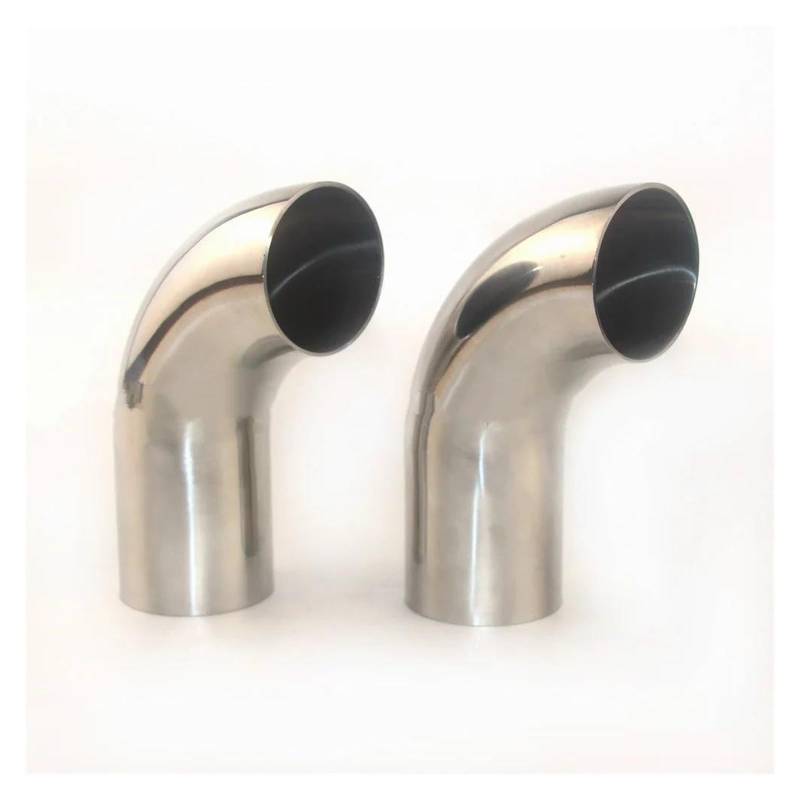 Endrohr Autozubehör Auspuffrohr Schalldämpferrohr 90 Grad 304 Edelstahl Verlängerter Winkel Auspuff Endrohr(114mmx2mm) von AWGNTQQ