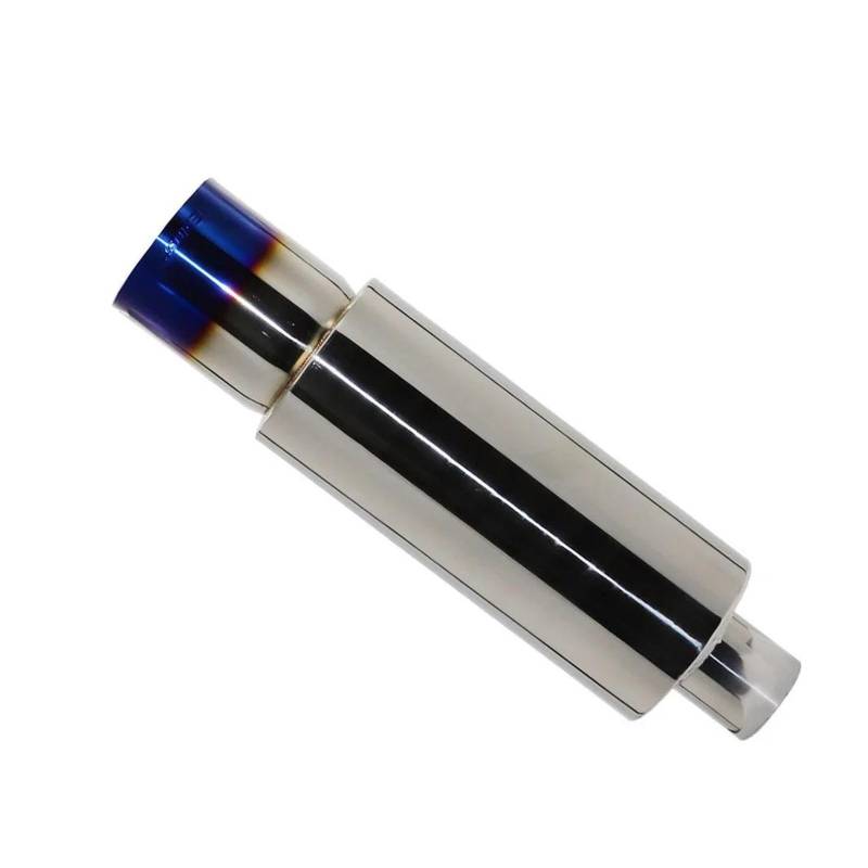 Endrohr EPLUS Auto-Auspuff Gerades Rohr Schalldämpfer Endrohr Universelle Schnittstelle Aus Edelstahl 51 63 76 Mm, Ende Der Abgasanlage Auspuff Endrohr(PK Blue 63mm) von AWGNTQQ