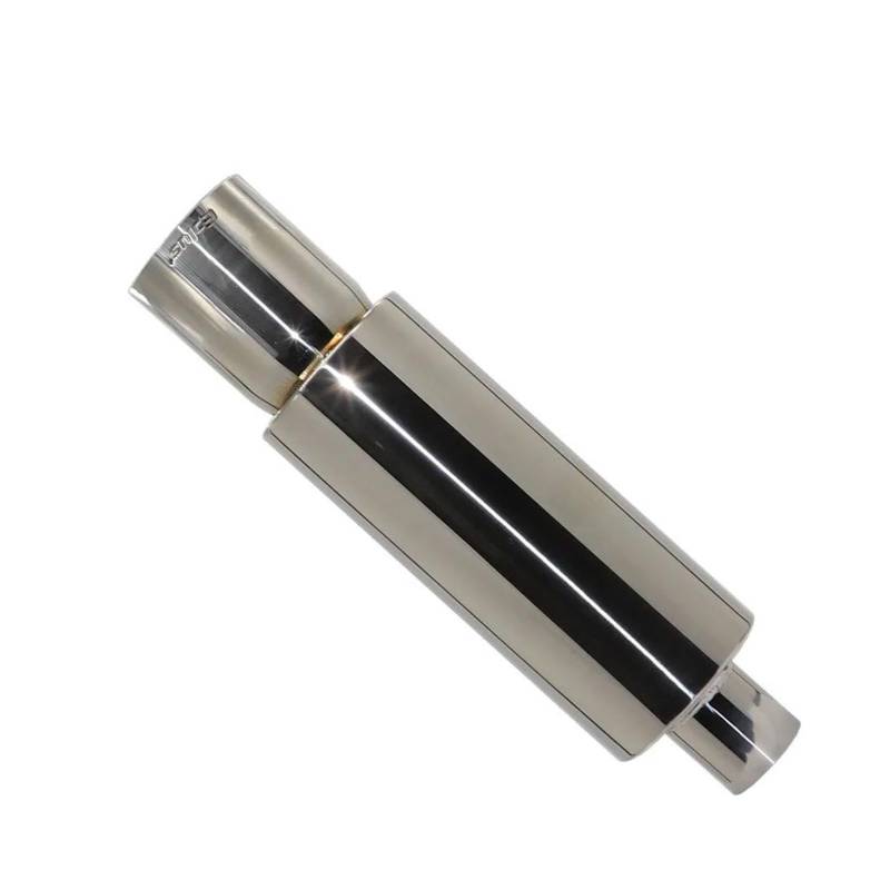Endrohr EPLUS Auto-Auspuff Gerades Rohr Schalldämpfer Endrohr Universelle Schnittstelle Aus Edelstahl 51 63 76 Mm, Ende Der Abgasanlage Auspuff Endrohr(PK Silver 51mm) von AWGNTQQ