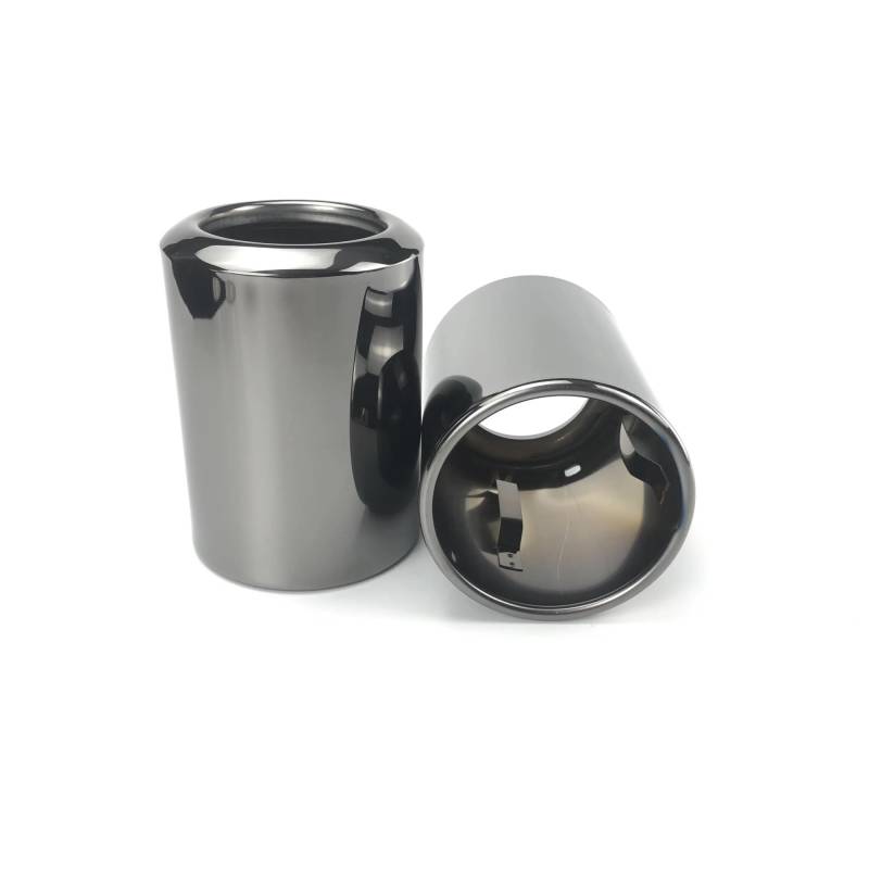 Endrohr Edelstahl AUSPUFF ENDSCHALLDÄMPFER Spitze Rohr Für Mazda 6 Atenza Für CX-5 CX-4 Für CX-30 Für Mazda 3 Axela 2X Auspuff Endrohr(B Type Black 1pc) von AWGNTQQ