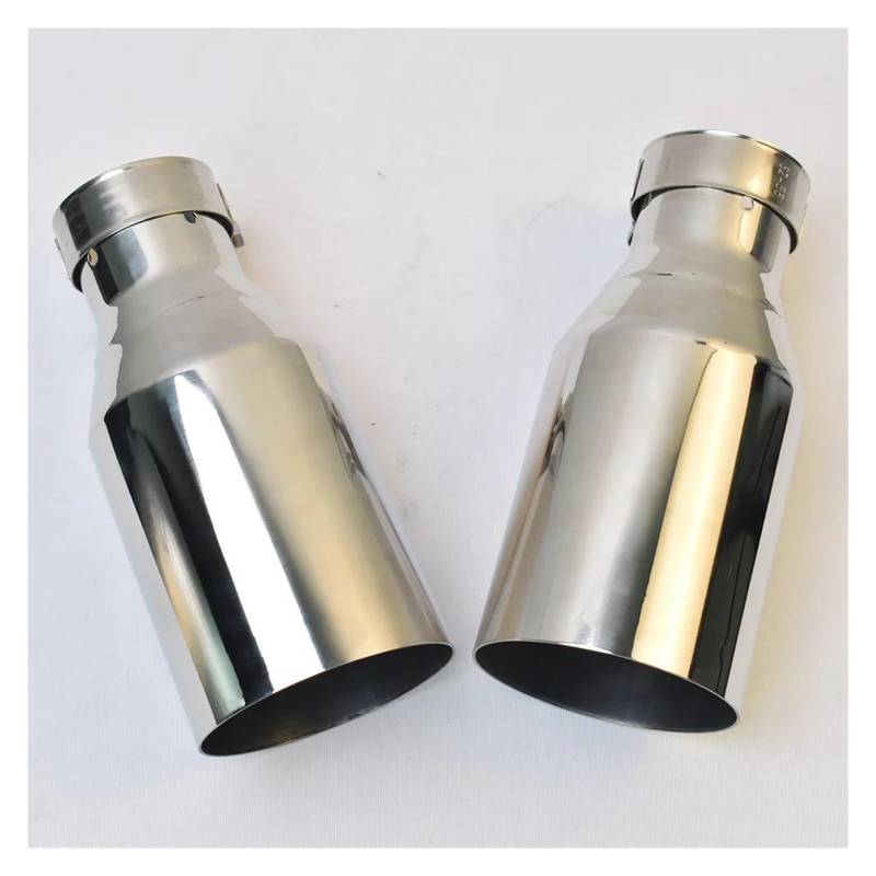 Endrohr Edelstahl-Auspuffrohr Einlagig Glänzend Schalldämpferkopf 1 Stück Auto-Modifikation Flach Für Kante Auspuff Endrohr(114mm Outlet) von AWGNTQQ