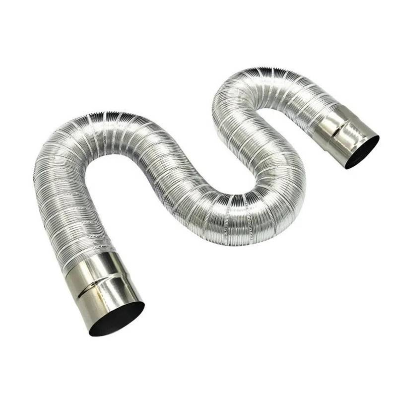 Endrohr Feuerfester Gas-Warmwasserbereiter Edelstahl 60–150 Mm Aluminium Starker Universal-Auspuff Verlängerungsrohrlänge des Auto-Ansaugrohrs Auspuff Endrohr(Diameter 8cm) von AWGNTQQ