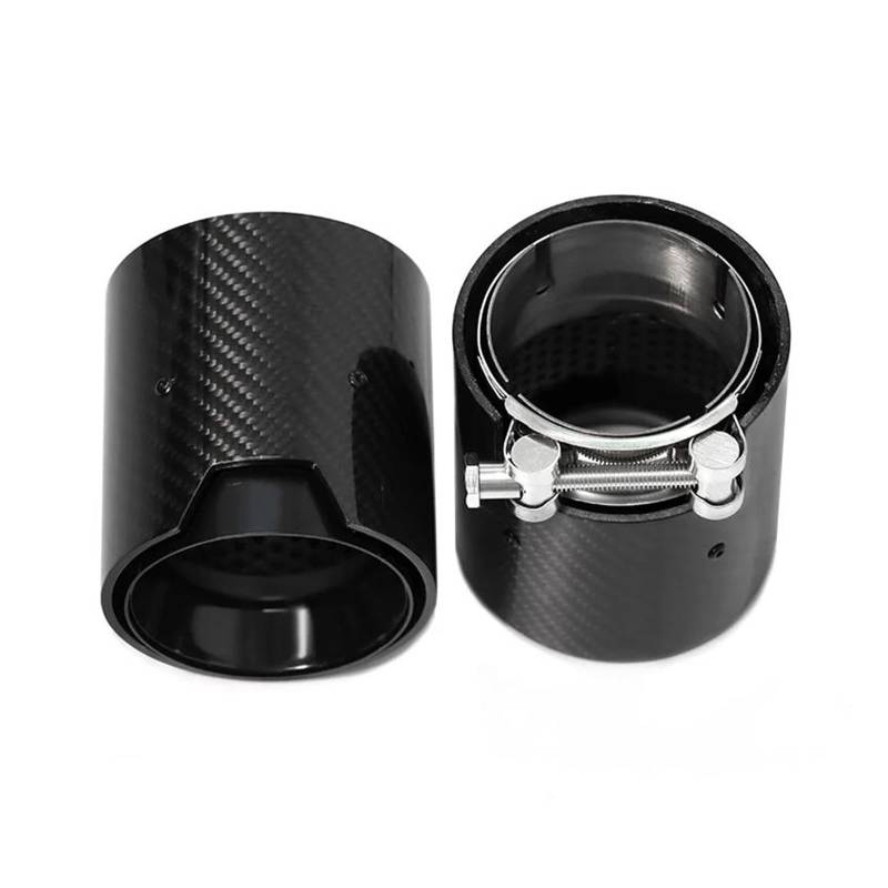Endrohr Für 4 Serie Für G22 G23 G26 M 2 Teile/los Direkt Stecker Auspuffrohr Leistung Stil Carbon Faser Auspuff Tipps Düse Endrohr Auspuff Endrohr von AWGNTQQ