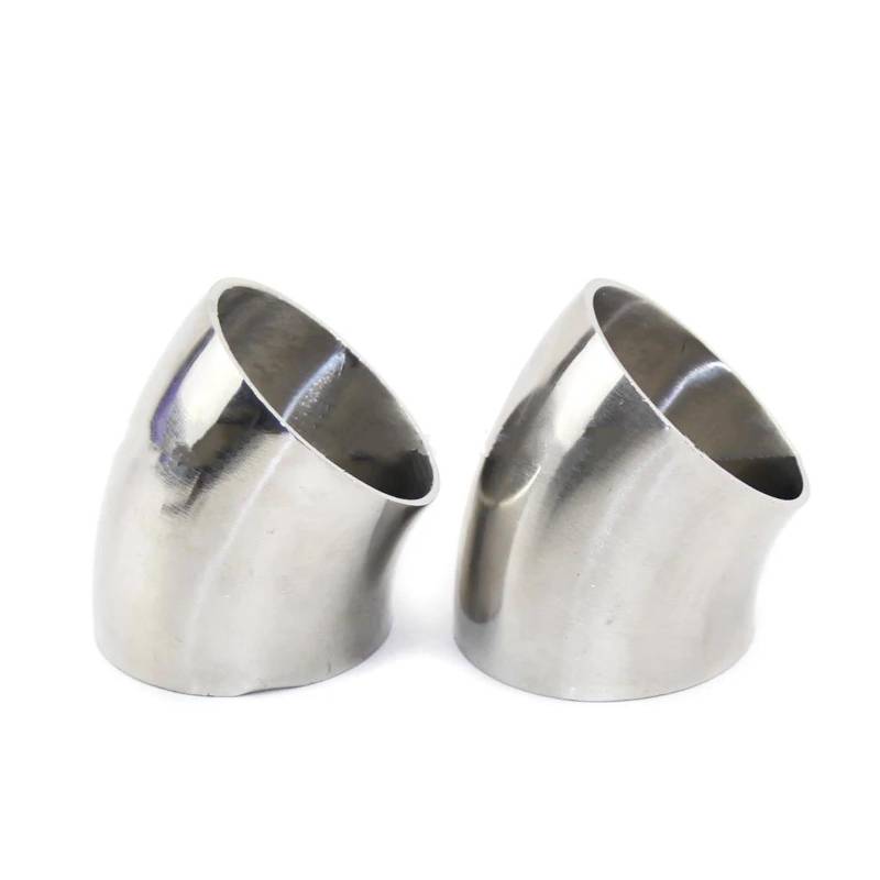 Endrohr Für Automobil-Auspuffrohrverbindung Edelstahl 304 45-Grad-Winkelflansch 1 Stück Außendurchmesser 54 Mm 57 Mm 60 Mm 63 Mm 70 Mm 76 Mm 85 Mm 89 Mm Auspuff Endrohr(57mm x 2mm) von AWGNTQQ