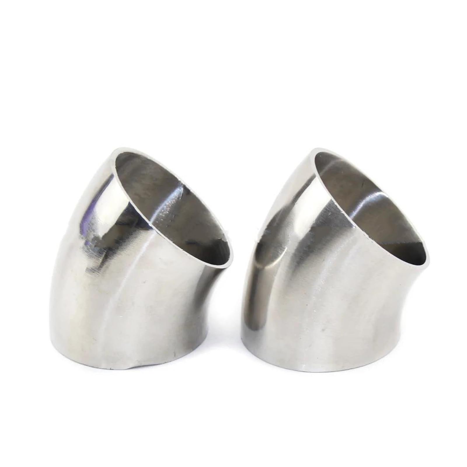 Endrohr Für Automobil-Auspuffrohrverbindung Edelstahl 304 45-Grad-Winkelflansch 1 Stück Außendurchmesser 54 Mm 57 Mm 60 Mm 63 Mm 70 Mm 76 Mm 85 Mm 89 Mm Auspuff Endrohr(85mm x 2mm) von AWGNTQQ