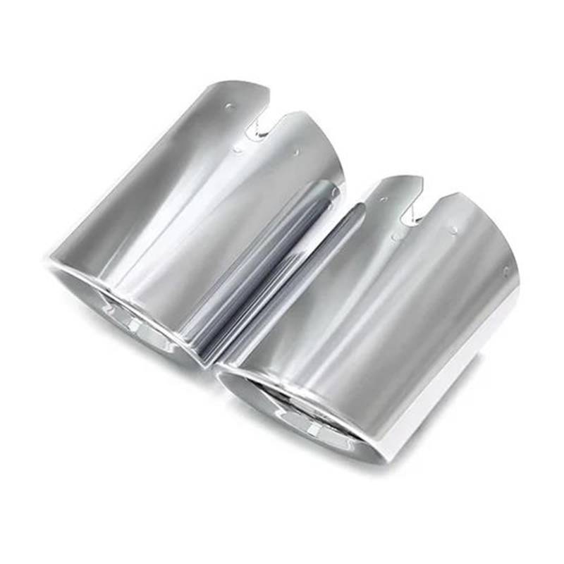 Endrohr Für Für 3 Serie G20 G21 320D 330i 320i 2023 2024 3 Serie Schalldämpfer Spitze Endrohr Ersatz Auspuff System Düse Auspuff Abdeckung Auspuff Endrohr(L R Silver) von AWGNTQQ