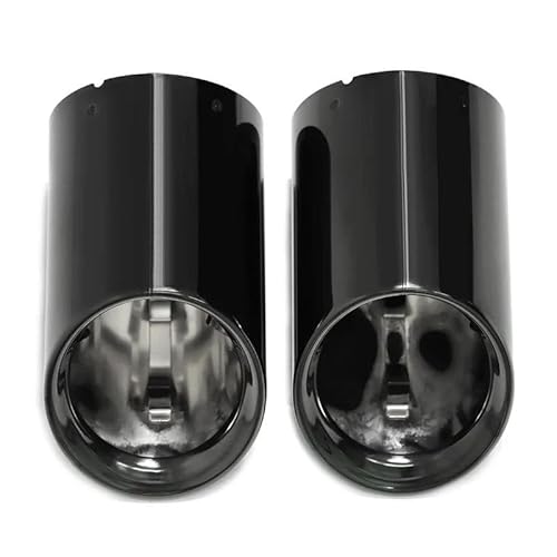 Endrohr Für G20 G21 320 330i G22 G26 420i 430i Auto Endrohr Abdeckung Schalldämpfer Spitze Endrohr Ersatz Auspuff System Düse 2020 + Auspuff Endrohr(1 Pcs Black) von AWGNTQQ