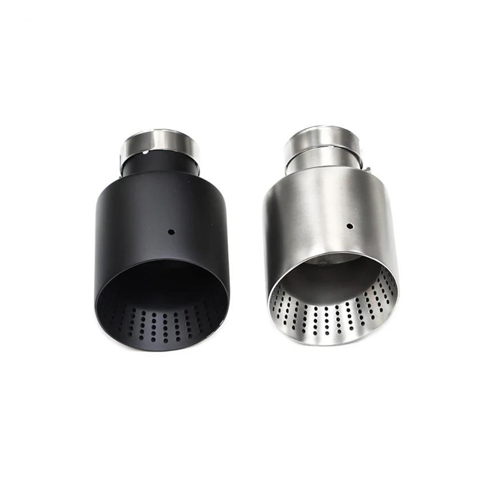 Endrohr Für GTI MK7 Golf7 Düse 63MM 60mm Schalldämpfer Spitze 1 Stück Matt Edelstahl Auto Auspuff Spitze System Rohr Universal Auspuff Spitze Auspuff Endrohr(B ID57MM OD101MM) von AWGNTQQ