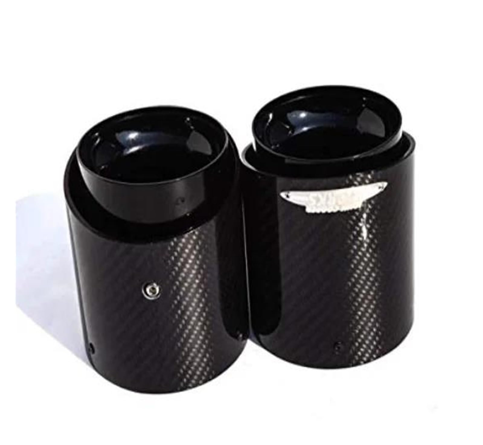 Endrohr Für MINI Für F54/F55/F56/F57/F60 R55 Für Cooper S/R56 Für Cooper S Auspuffrohr 2020- Carbon Faser Auspuff Tipps Fit Auspuff Endrohr(A) von AWGNTQQ