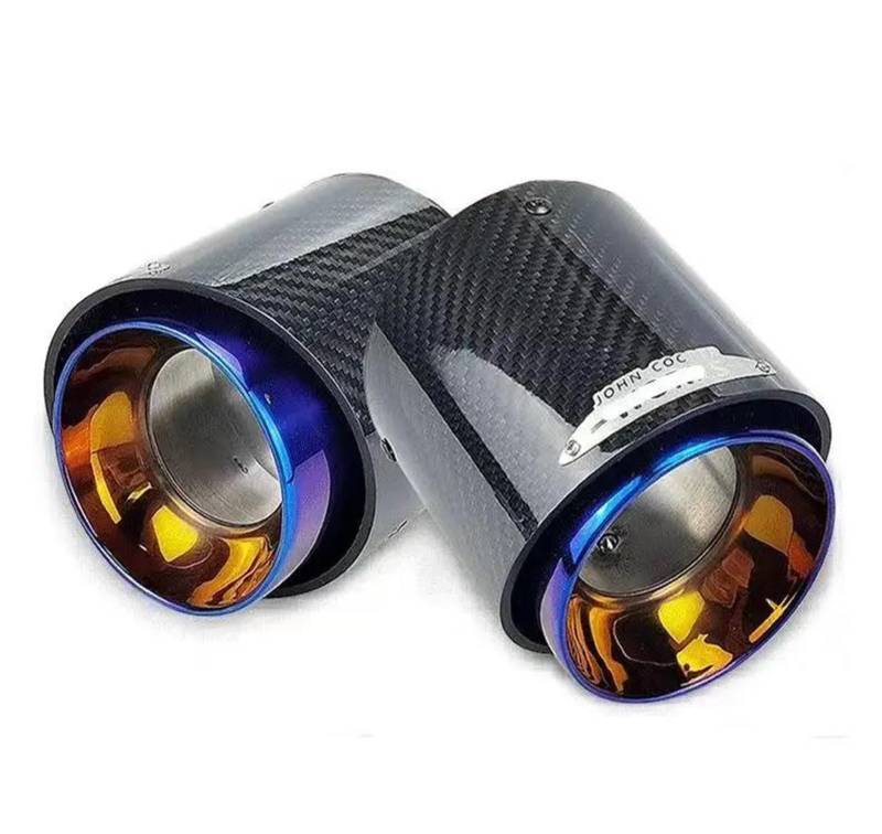 Endrohr Für MINI Für F54/F55/F56/F57/F60 R55 Für Cooper S/R56 Für Cooper S Auspuffrohr 2020- Carbon Faser Auspuff Tipps Fit Auspuff Endrohr(B) von AWGNTQQ