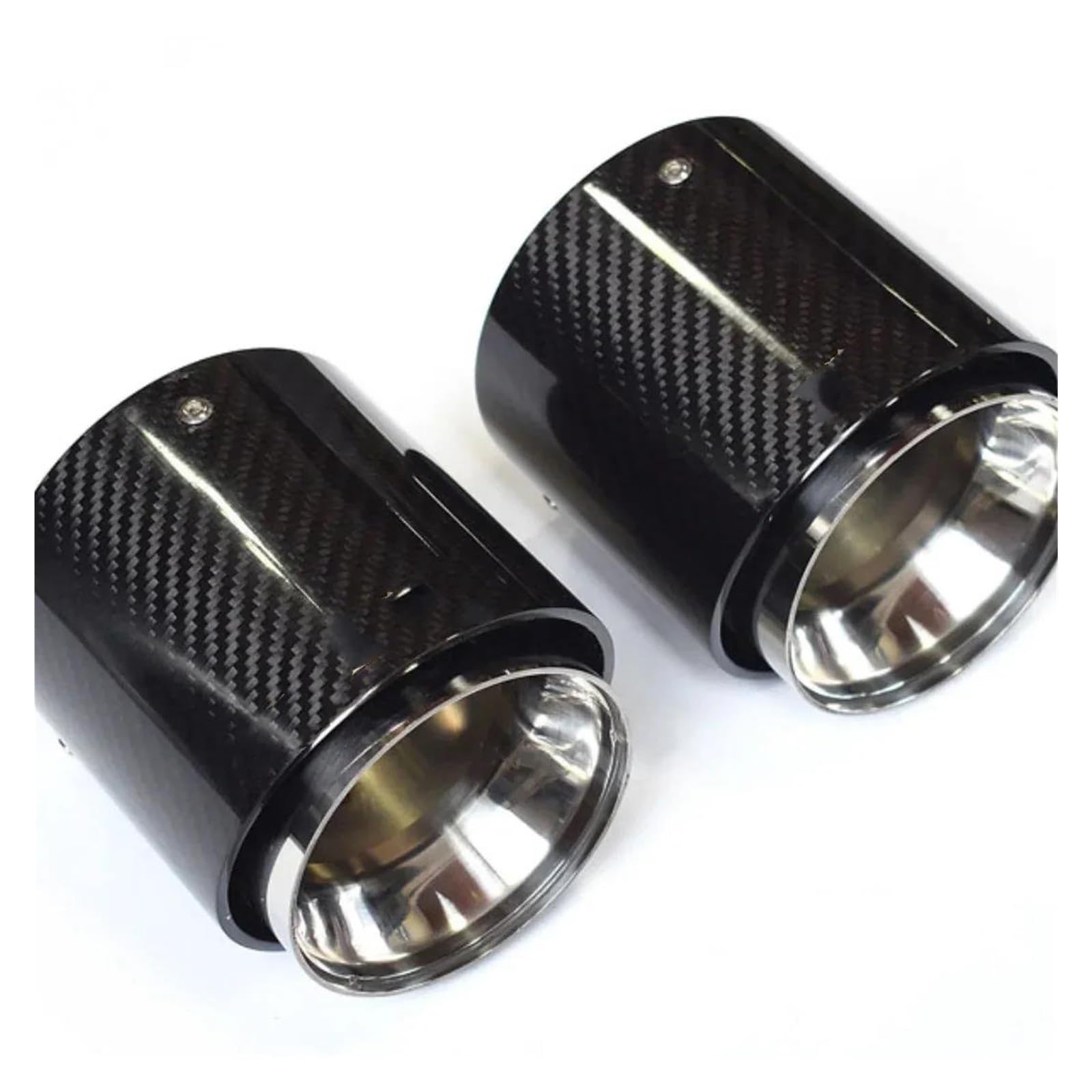 Endrohr Für MINI Für F54/F55/F56/F57/F60 R55 Für Cooper S/R56 Für Cooper S Auspuffrohr 2020- Carbon Faser Auspuff Tipps Fit Auspuff Endrohr(D) von AWGNTQQ