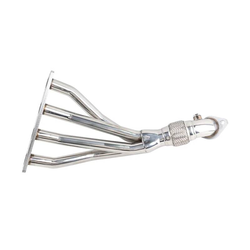 Endrohr Für Mini Für Cooper Base S R53 1,6 L Auspuffkrümmer Verteiler Lange Rohr Auspuffkrümmer Header Mit Rohr Edelstahl Motor Auspuff Endrohr von AWGNTQQ