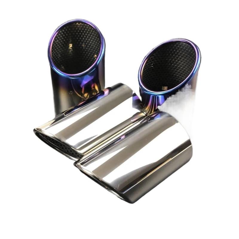 Endrohr Für Q7 4L SQ7 2006-2016 Autozubehör Auspuffrohr Schalldämpfer Spitzenabdeckung Edelstahl Chrom Styling 1 Paar Auspuff Endrohr(Chrome 2pc) von AWGNTQQ
