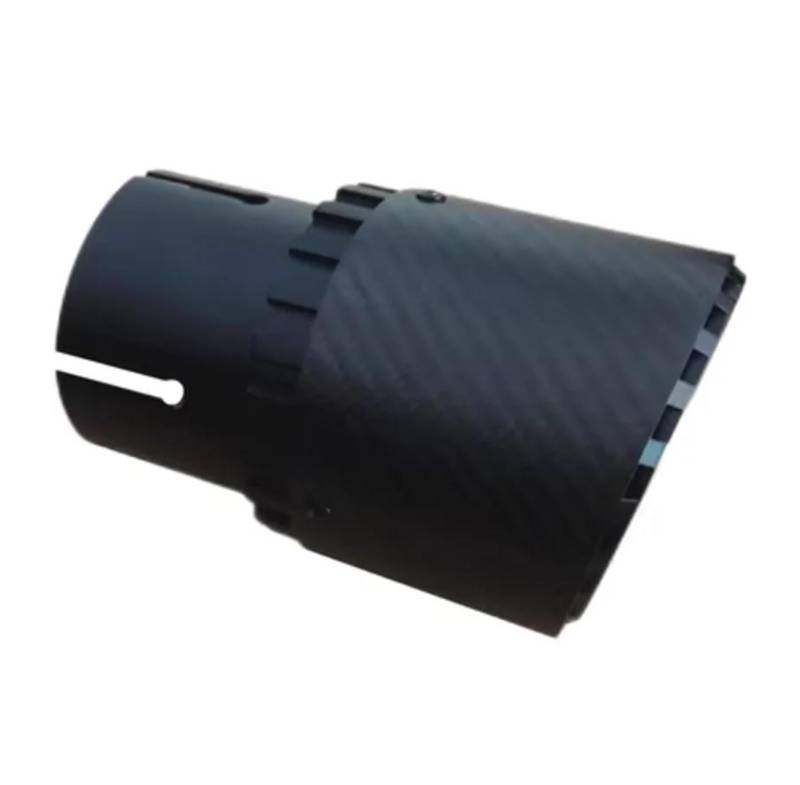 Endrohr Für Scorpio AK Carbon Fiber Endrohr Modifikation Für Golf Für Ruizhi Atz Universal Single Auspuff Schwarz Rad Düsen Auspuff Endrohr(63-89-165mm(Black)) von AWGNTQQ