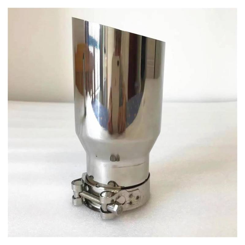 Endrohr Kohlefaser-Edelstahl-Universalauto-Auspuffrohr-Schalldämpfer Autoteile-Modifikation X Auspuff Endrohr(66MM IN- 76MM Out) von AWGNTQQ