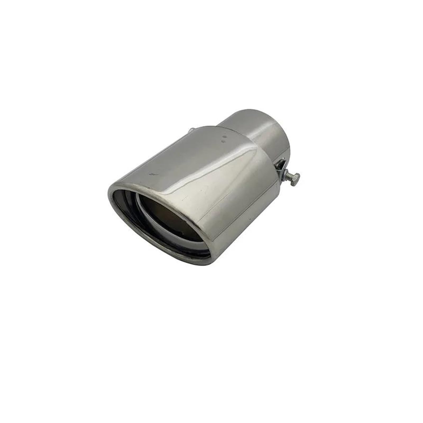 Endrohr Universal Auto Auspuff Spitze Runde Edelstahl Auto Geändert Schwanz Hinten Chrom Runde Auspuffrohr Schwanz Schalldämpfer Spitze Rohr Auspuff Endrohr(A) von AWGNTQQ