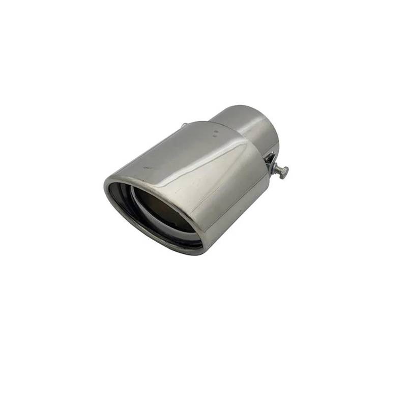 Endrohr Universal Auto Auspuff Spitze Runde Edelstahl Auto Geändert Schwanz Hinten Chrom Runde Auspuffrohr Schwanz Schalldämpfer Spitze Rohr Auspuff Endrohr(A) von AWGNTQQ