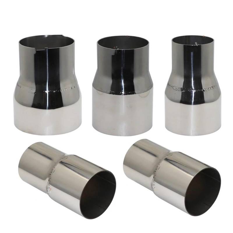 Endrohr Universeller Gerader Adapter Aus Edelstahl, Reduzierstück Für Auto, Motorrad, Auspuffrohr, Geschweißtes Rohr. Mehrere Größen Erhältlich Auspuff Endrohr(O.D 45mm-60mm) von AWGNTQQ
