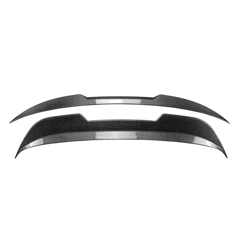 Heckspoiler Für 3 Serie G21 2019-2023 Wagon Touring Hinten Stamm Dach + Center Spoiler Flügel Heckflügel(Carbon Fiber Look) von AWGNTQQ