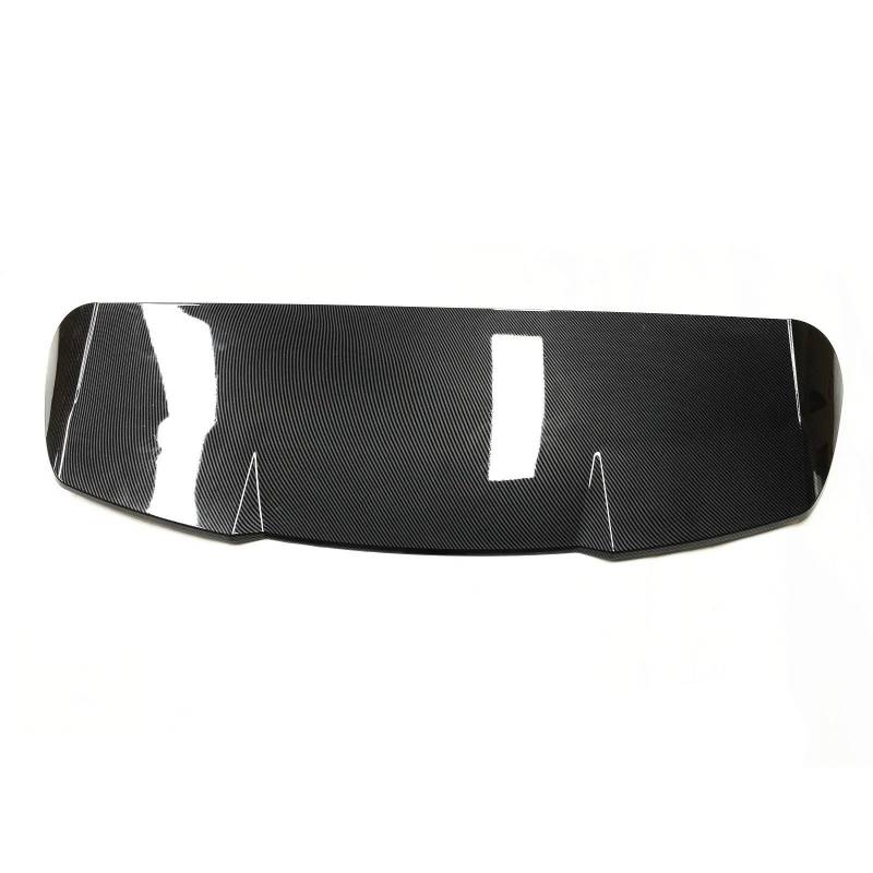 Heckspoiler Für Q8 4 Tür SUV 2019-2023 Hinten Stamm Dach Spoiler Lip Flügel Heckklappe Fenster Oberen Splitter Heckflügel(Carbon Fiber Look) von AWGNTQQ