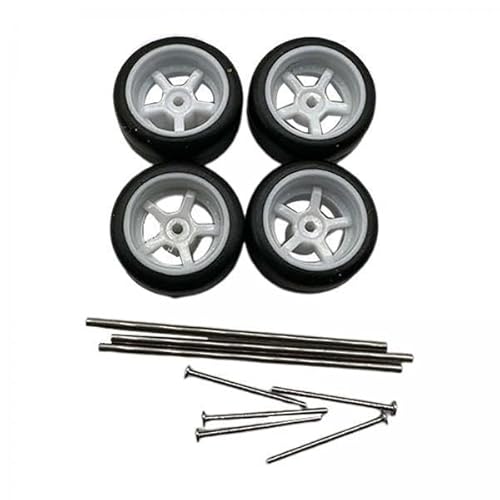 AWHAO 6X 4pcs RC Autoräder Und Reifen RC Reifen mit Rim Rim RC Legierungspfus Zubehör RC Teil für 1/64 RC Autofahrzeug Spielzeugauto AWHAO 6X 4pcs RC Autoräder Und Reifen RC Reifen mit Rim Rim RC Legierungspfus Zubehör RC Teil für 1/64 RC Autofahrzeug Spielzeugauto von AWHAO