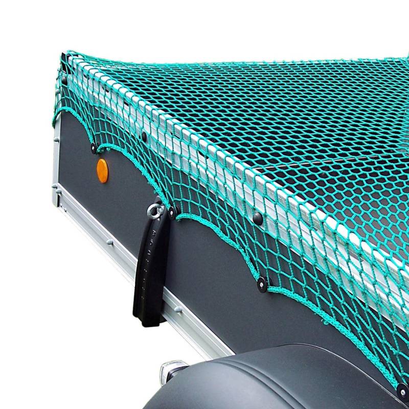 AWOTEX Anhängernetz 2,5 x 3,5 m I versch. Größen I Netz für Anhänger & Container I LKW & PKW Container-Netz mit 45 x 45 mm Maschenweite I 3 mm Dickes Abdecknetz für Anhänger & Container von AWOTEX
