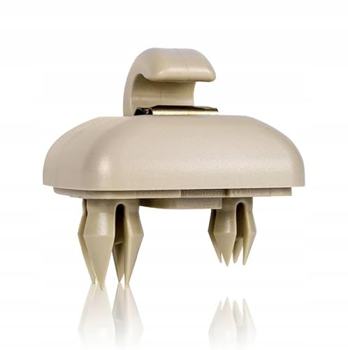 AWPARTS - KFZ Sonnenblende halterung - Auto Sonnenblende Clip Haken - Haken für Sonnenblenden Kompatibel mit 8W0857562A - Kompatibel mit KFZ AUDI A1 A3 A4 A5 Q2 Q3 Q5 TT Seat Exeo - Beige 1 Stück von AWPARTS