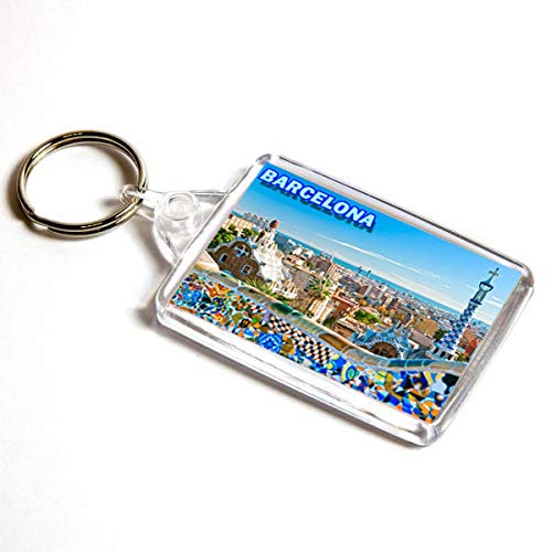 AWS Schlüsselanhänger Barcellona Spanien Souvenir Barcelona Spain Key Ring PVC AWS Schlüsselanhänger Barcellona Spanien Souvenir Barcelona Spain Key Ring PVC von AWS