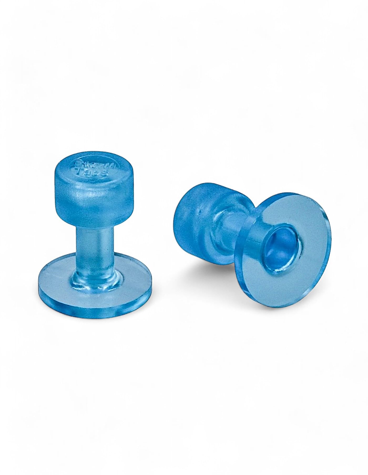 PDR Klebeadapter STORMTABS 18 mm Crystal Line für Hageldellen Zugadapter Glue Tabs for Paintless Dent Repair (Crystal Blue, Packung 5 Stück) - AWSPLASTIC 00018CR von AWSPLASTIC