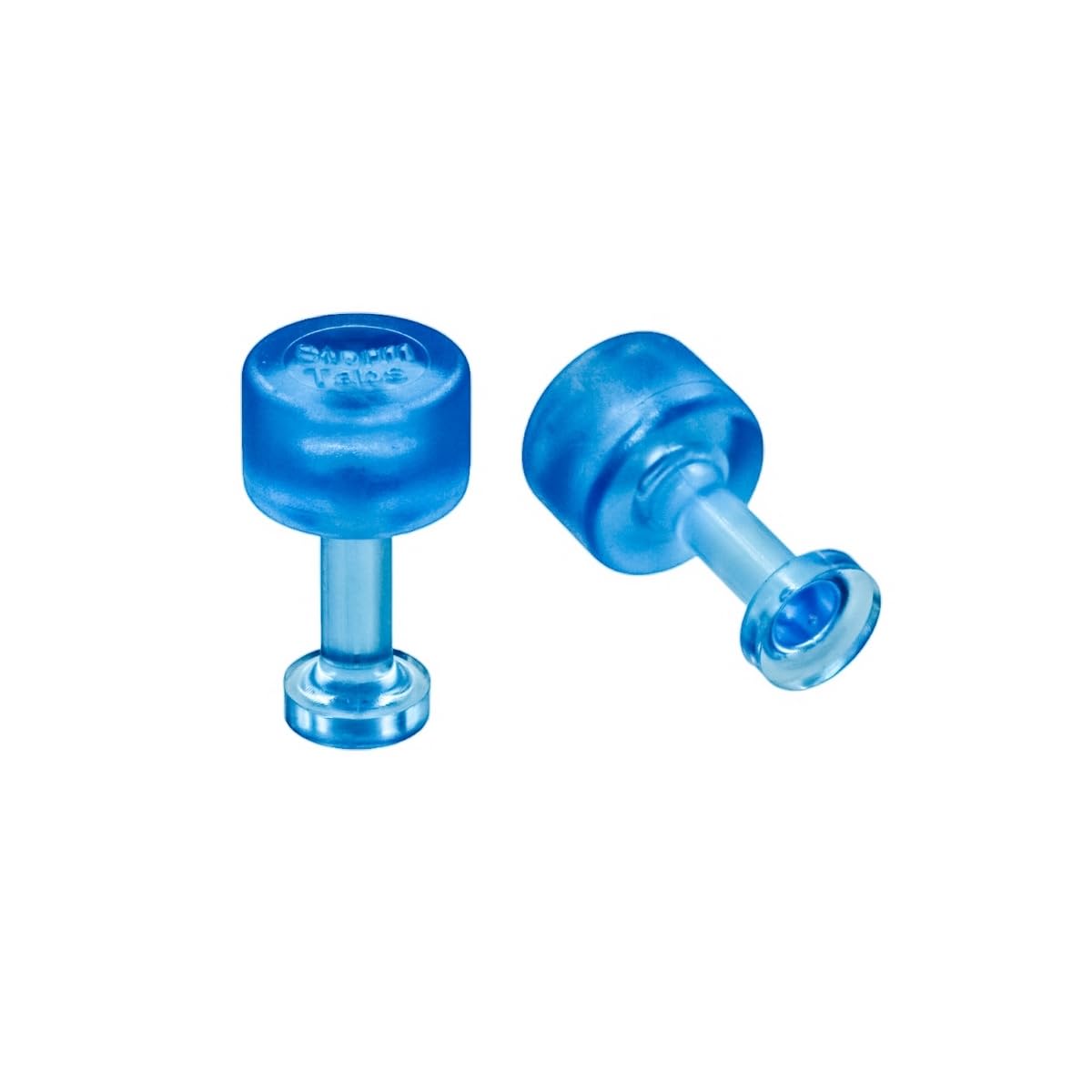 PDR Klebeadapter STORMTABS 8 mm Dead Center Crystal Line für Hageldellen Zugadapter Glue Tabs for Paintless Dent Repair (Crystal Blue, Packung 5 Stück) - AWSPLASTIC 0008DCY von AWSPLASTIC