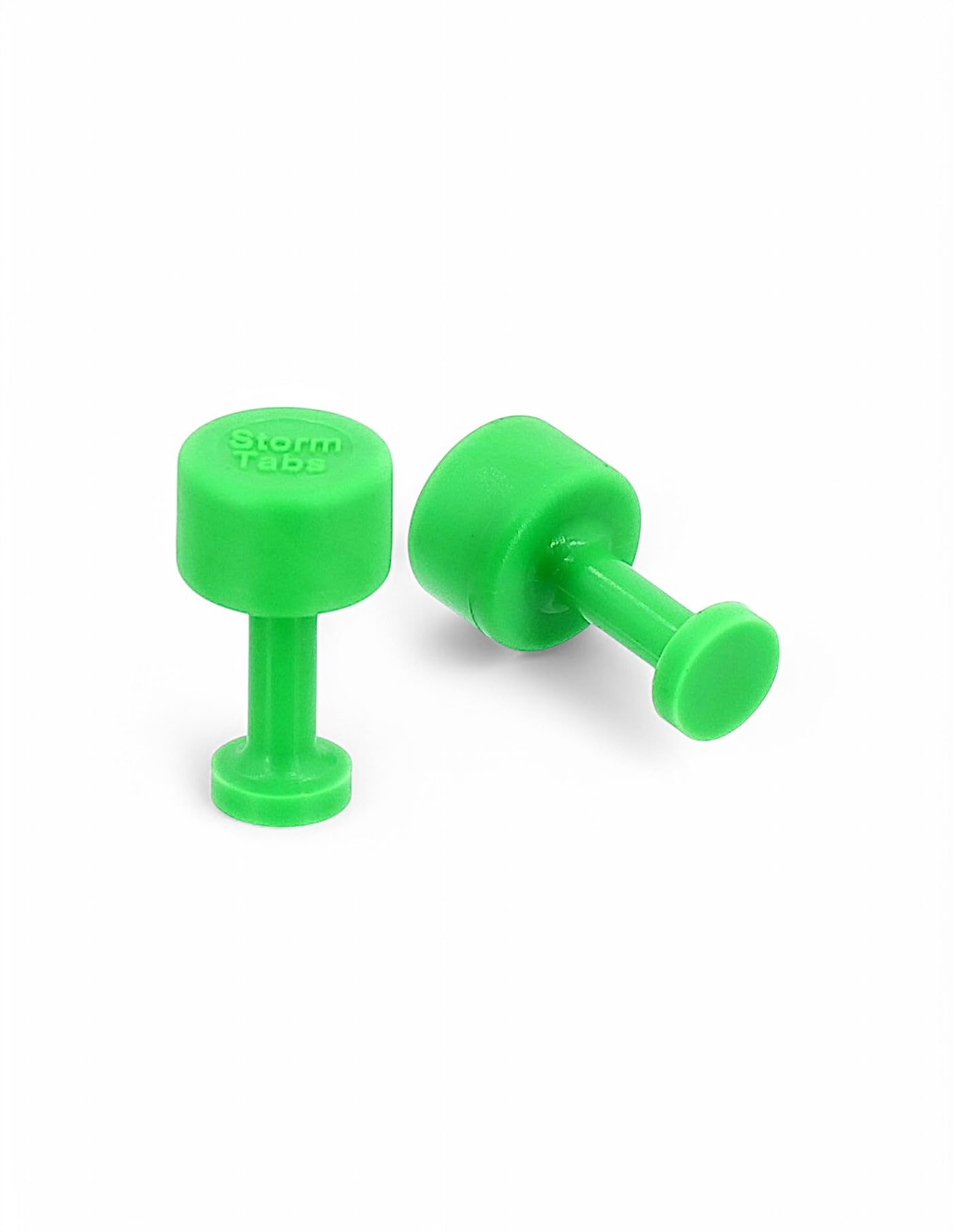 PDR Klebeadapter Storm TABS Dead Center 8 mm für Hageldellen Zugadapter Glue Tabs for Paintless Dent Repair (Grün, Packung 5 Stück) - AWSPLASTIC 0008DG von AWSPLASTIC