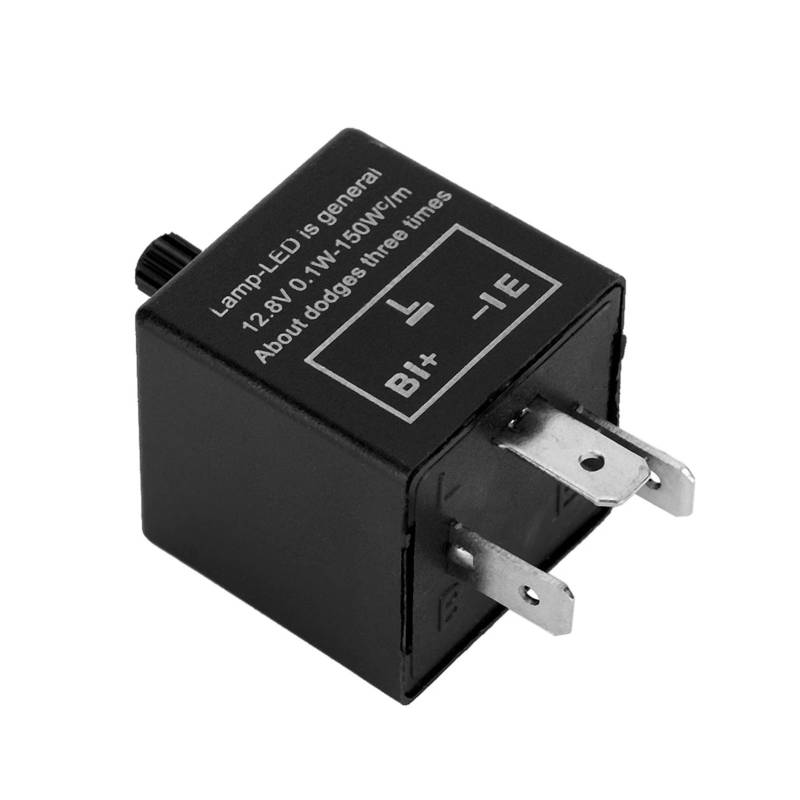 AXCAR 1 Stück 12 V 3 Pin Motorrad Einstellbares Relais Motorrad Fix Relais Zubehör 01 W-150 W von AXCAR
