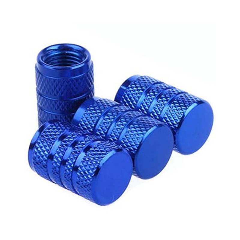 AXCAR Aluminiumlegierungsrad-Reifen-Ventilkappen-Reifenschaftabckungen Für Automobile Motorrär LKWs Fahrrär Motorrad Bolzen(Color4) von AXCAR