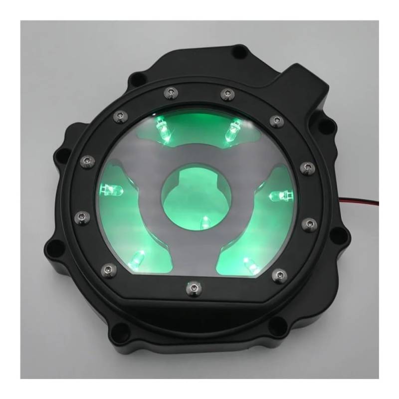 AXCAR Dichtung Motor Stator Abdeckung Motorrad Zubehör Links Für GSXR 1000 2003-2008 Motorgehäuse Stator(MT049A-BK-GREEN) von AXCAR