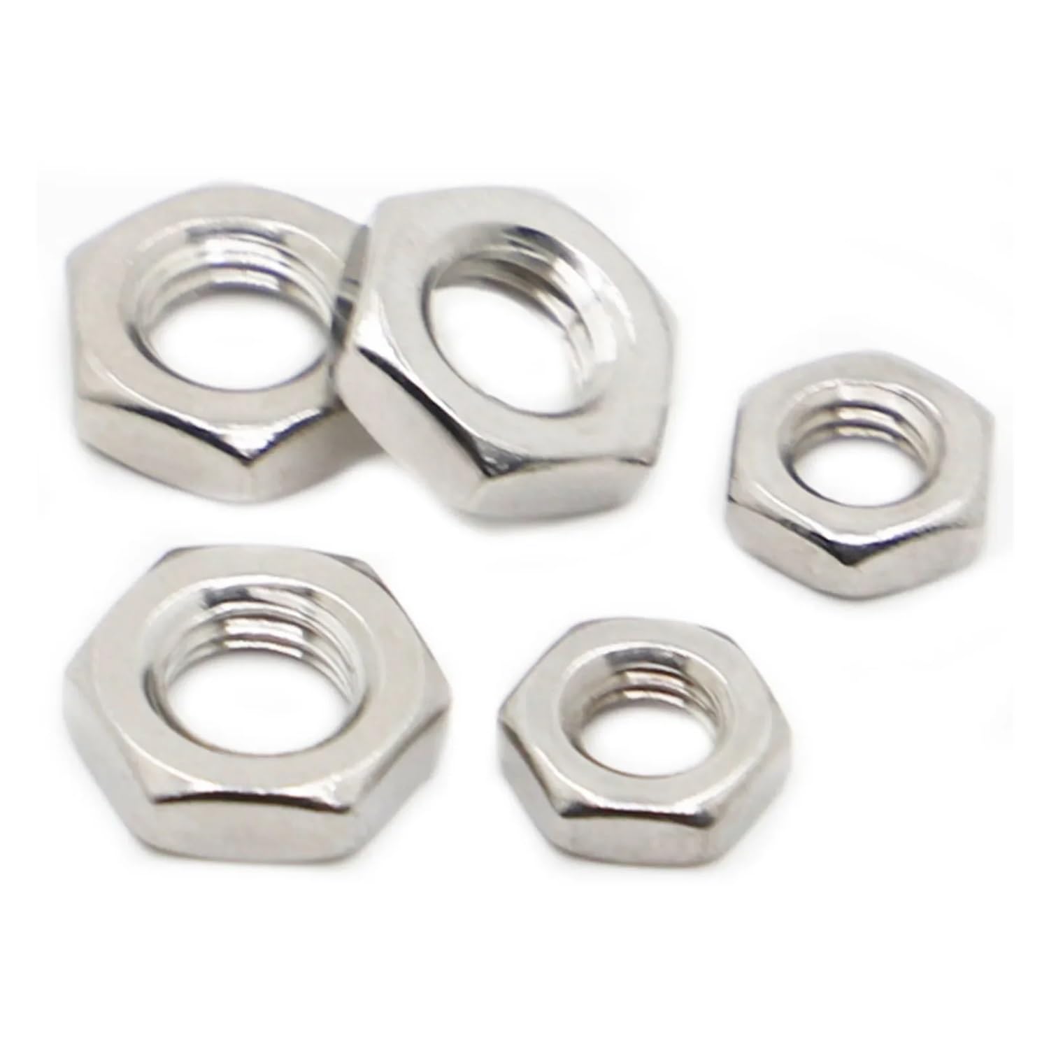 AXCAR Flache Sechskantmutter Aus Elstahl 304 M2 M25 M3 M4 M5 M6 M8 M10 M12 M14 M16 Motorrad Bolzen(M14 2pcs) von AXCAR