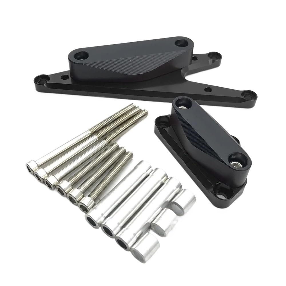 AXCAR Für Bandit 1250 Für GSX1250 2007-2017 Motorrad Motor Fall Stator Zündung Abdeckung Wachen Crash Pad Sliders Protector Motorgehäuse Stator(Black) von AXCAR