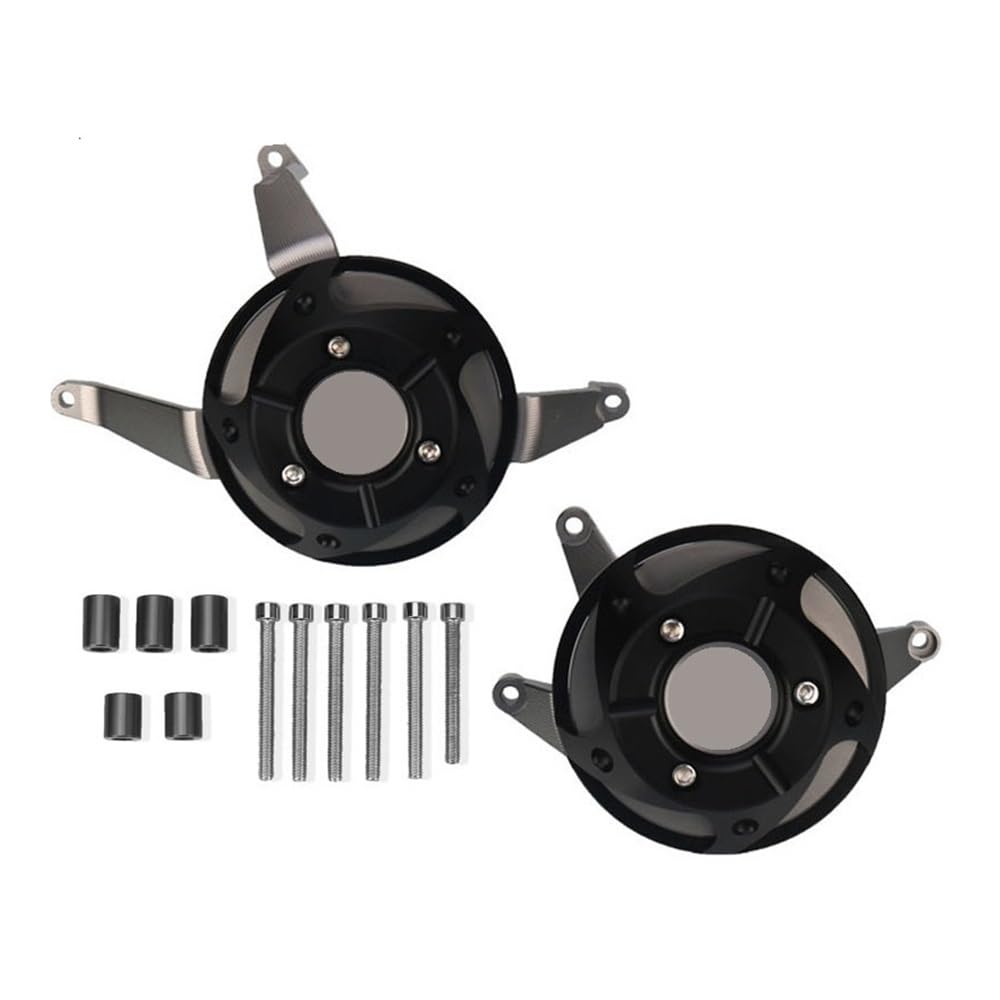 AXCAR Für CB650R Für Cb 650R 2021-2023 Motorrad-Motorgehäuse-Statorkupplungsabdeckungsschutz Crash Pad Frame Sliders Protector Motorgehäuse Stator(Color-01) von AXCAR