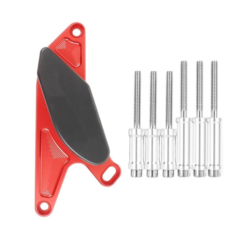 AXCAR Für Hayabusa Für GSX1300R Für GSXR 1300 1997-2023 Motorstatorgehäuseschutzfolie Crash Pads Rahmenschieber Motorgehäuse Stator(Red) von AXCAR
