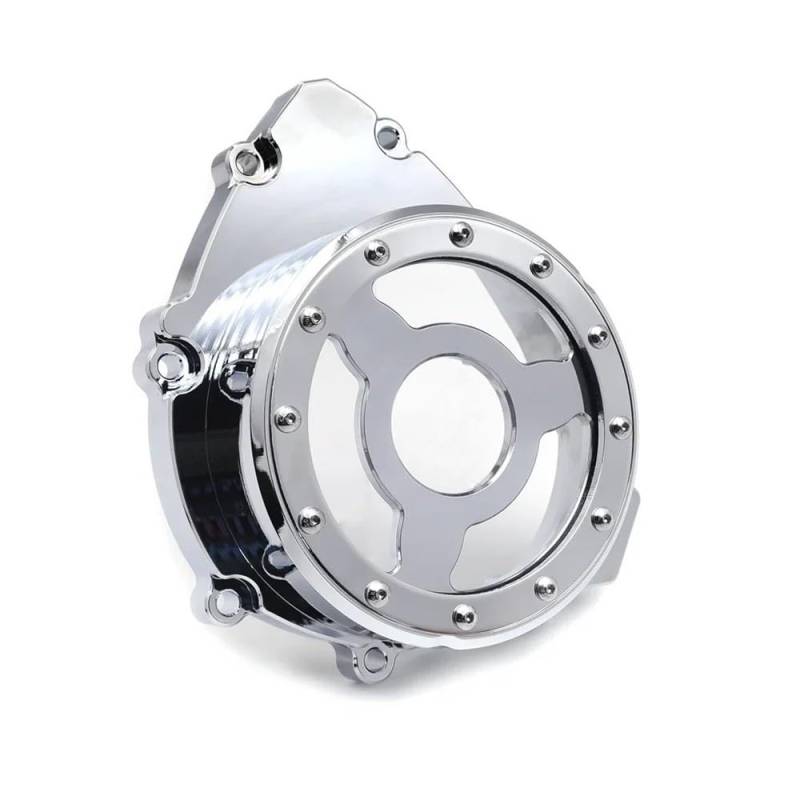 AXCAR Für YZF Für R1 2009-2014 Kurbelgehäuse Links Klar Motorrad Teile Fall Stator Motor Abdeckung Verchromt Motorgehäuse Stator(MT313-016A-CD-R1) von AXCAR