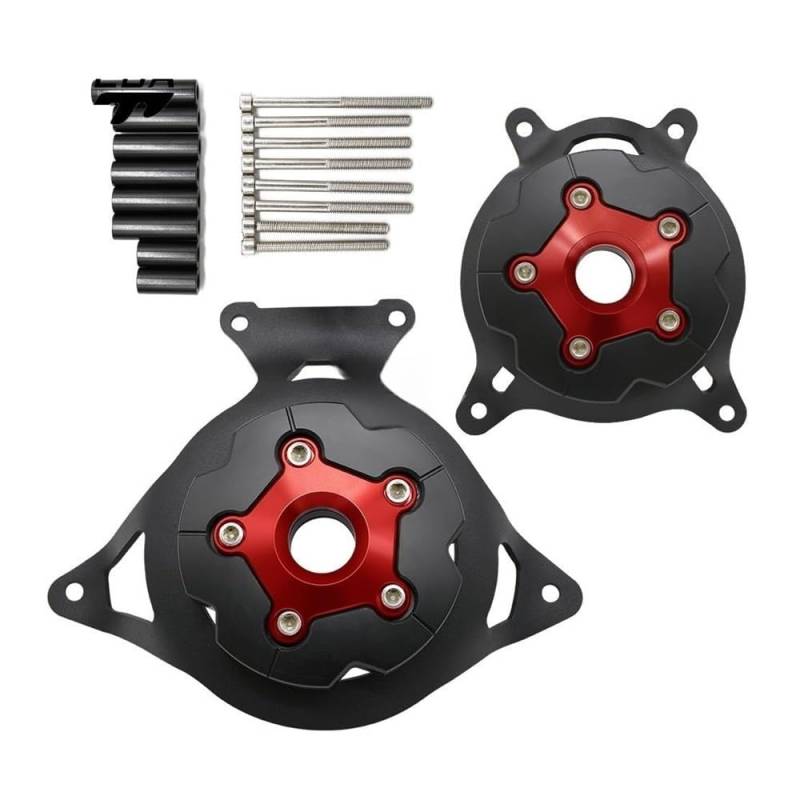 AXCAR Für Z800 Für Z 800 2013-2016 Motorrad Motor Stator Abdeckung Motor Schutzhülle Links Rechts Seite Protector Motorgehäuse Stator() von AXCAR