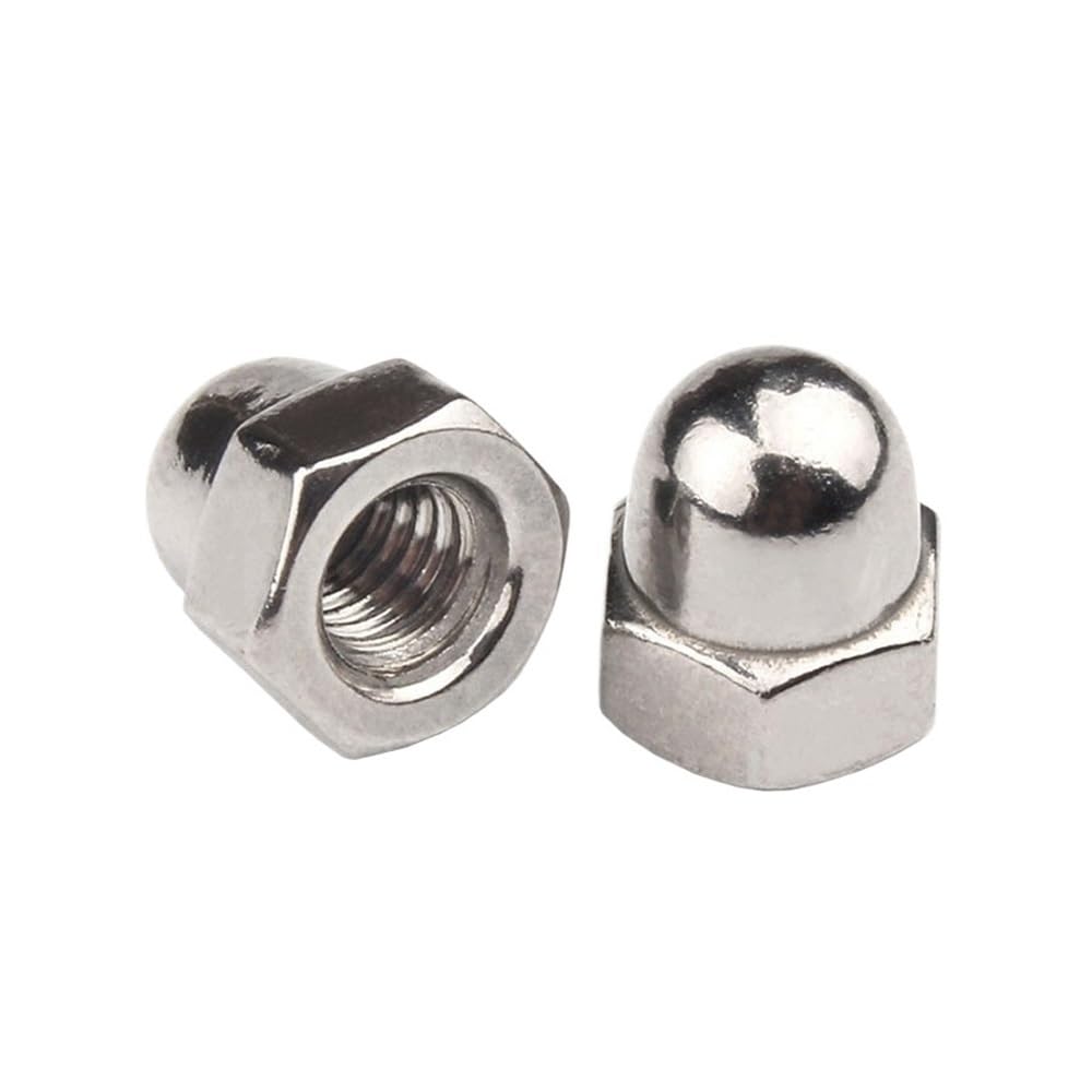 AXCAR M3 M4 M5 M6 M8 M10 M12 M14 Hutmutter 304 Elstahl Korative Abckungen Motorrad Bolzen(M8 (10pcs)) von AXCAR