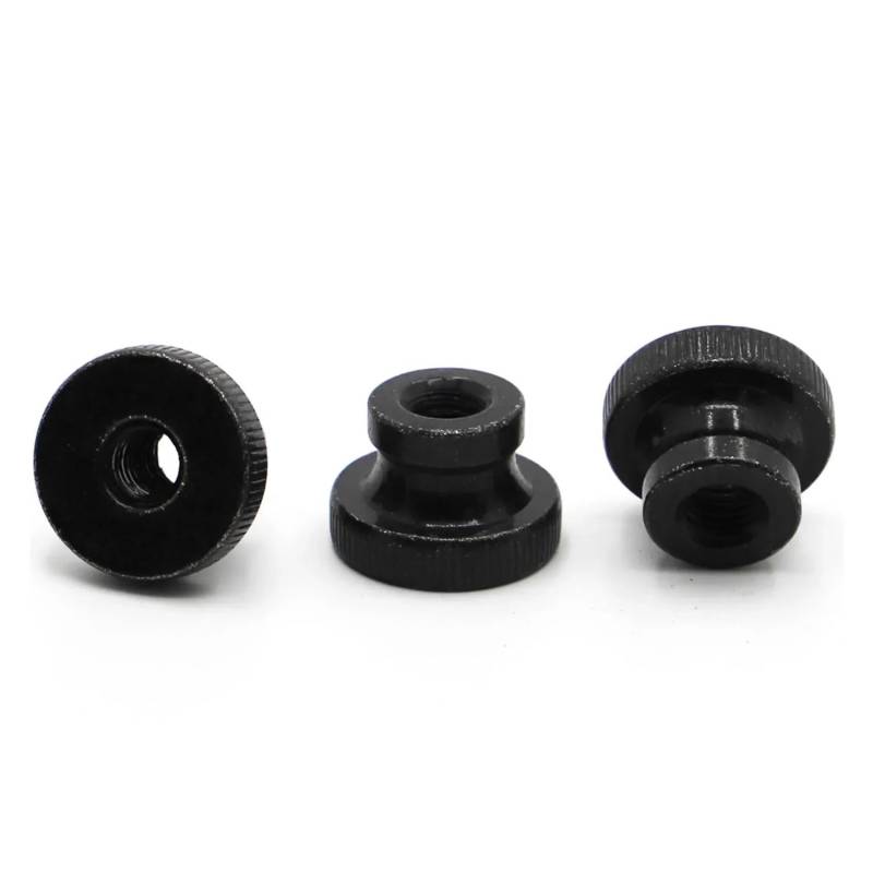 AXCAR M3 M4 M5 M6 M8 M10 Rändelmutter Aus Stahl Für DIN466B Für GB806 Motorrad Bolzen(M6 5pcs) von AXCAR