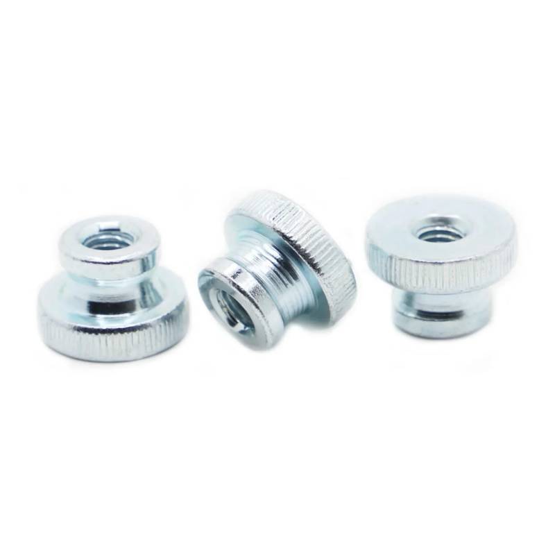 AXCAR M3 M4 M5 M6 M8 Rändelmutter Aus Verzinktem Stahl Motorrad Bolzen(M6 5pcs) von AXCAR
