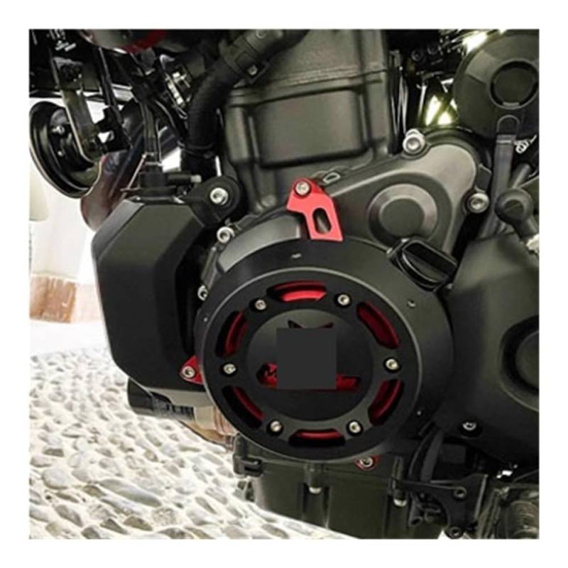 AXCAR Motorcycl Motor Stator Starter Abdeckung Rahmen Slider Protector Für Mt-07 Für MT07 Für FZ07 Für MT 07 2014-2020 Motorgehäuse Stator(Red) von AXCAR