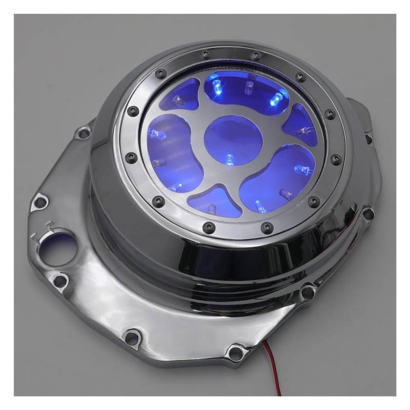 AXCAR Motorrad Motor Kupplung Abdeckung Für GSX1300R Für Hayabusa Für B-King 2008-2009 Motorgehäuse Stator(MT313-001A-CD-BLUE) von AXCAR