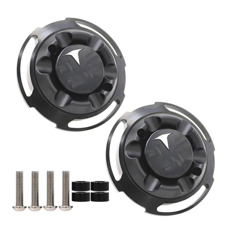 AXCAR Motorrad Motor Schutz Abdeckung Seite Fall Slider Schutz Stator Für Tmax 560 Für TMAX530 DX SX 2017-2023 Motorgehäuse Stator(A Pair Black) von AXCAR