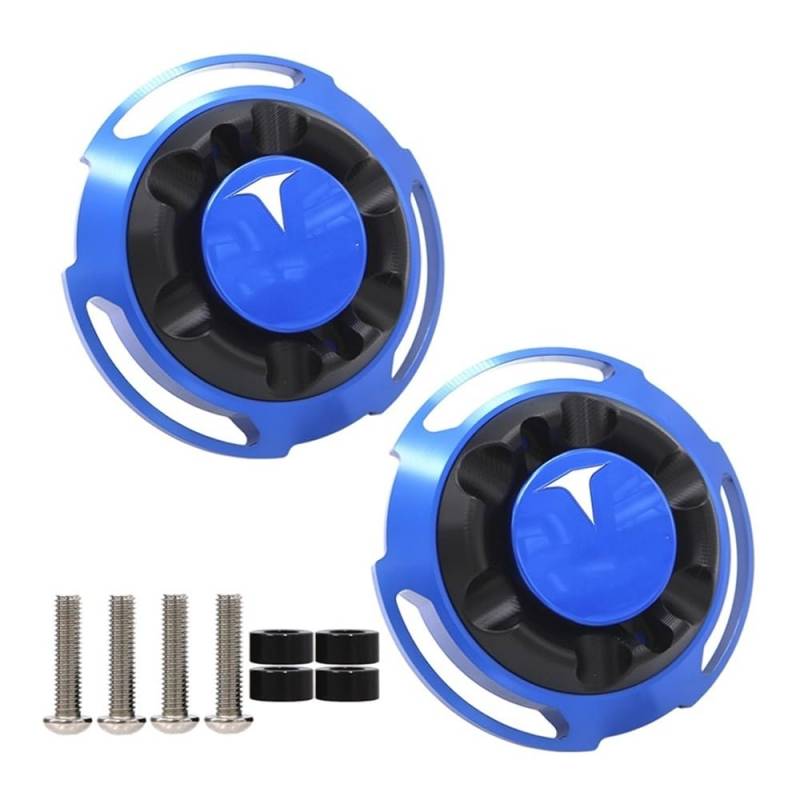 AXCAR Motorrad Motor Schutz Abdeckung Seite Fall Slider Schutz Stator Für Tmax 560 Für TMAX530 DX SX 2017-2023 Motorgehäuse Stator(A Pair Blue) von AXCAR