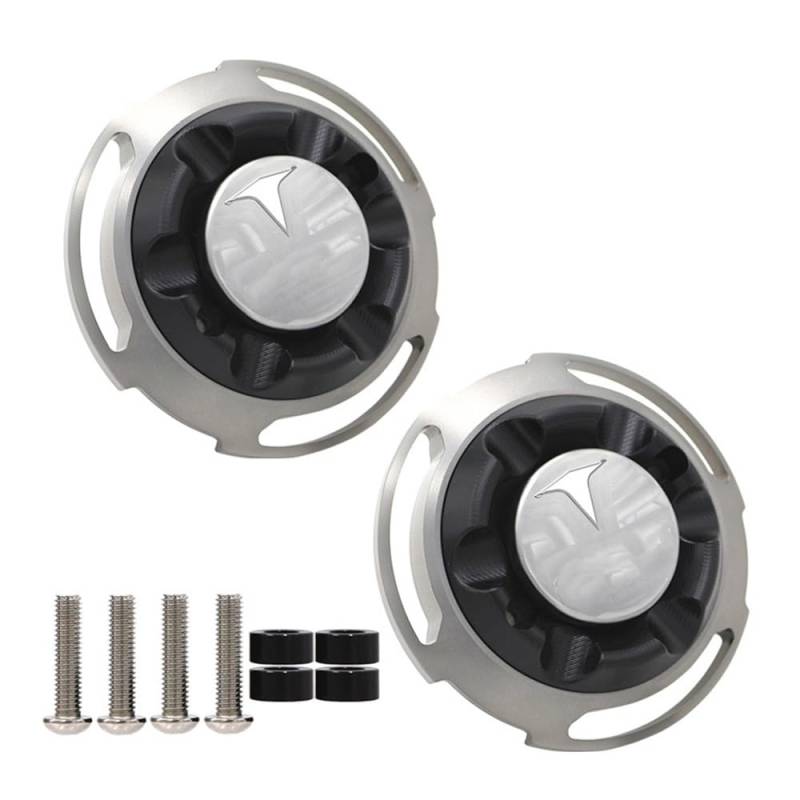 AXCAR Motorrad Motor Schutz Abdeckung Seite Fall Slider Schutz Stator Für Tmax 560 Für TMAX530 DX SX 2017-2023 Motorgehäuse Stator(A Pair Gray) von AXCAR