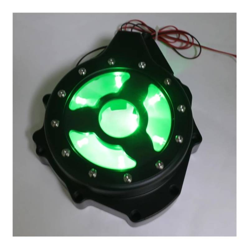 AXCAR Motorrad Motor Stator Abdeckung Für GSX1300R Für Hayabusa 1999-2022 Motorgehäuse Stator(MT054A-BK-GREEN) von AXCAR