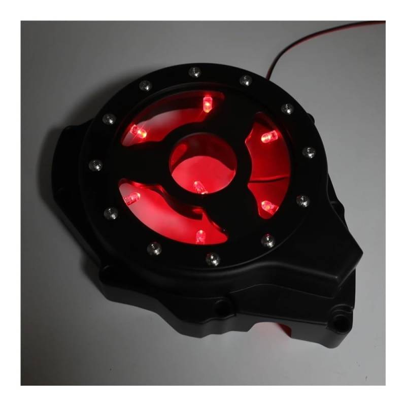 AXCAR Motorrad Motor Stator Abdeckung Für GSX1300R Für Hayabusa 1999-2022 Motorgehäuse Stator(MT054A-BK-RED) von AXCAR